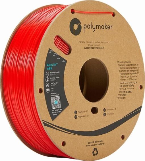 Polymaker PolyLite ABS Red